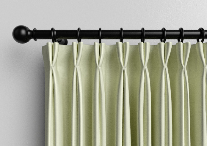 Shima Faux Silk, Apple - Made to Measure Curtains - Image 10